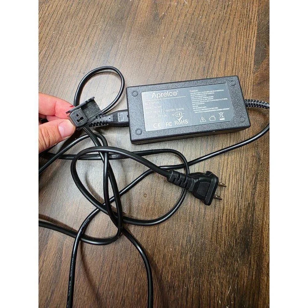 2-Prong 29V AC Adapter Compatible with Inline Power Supplies ASW0381-24015002B 9